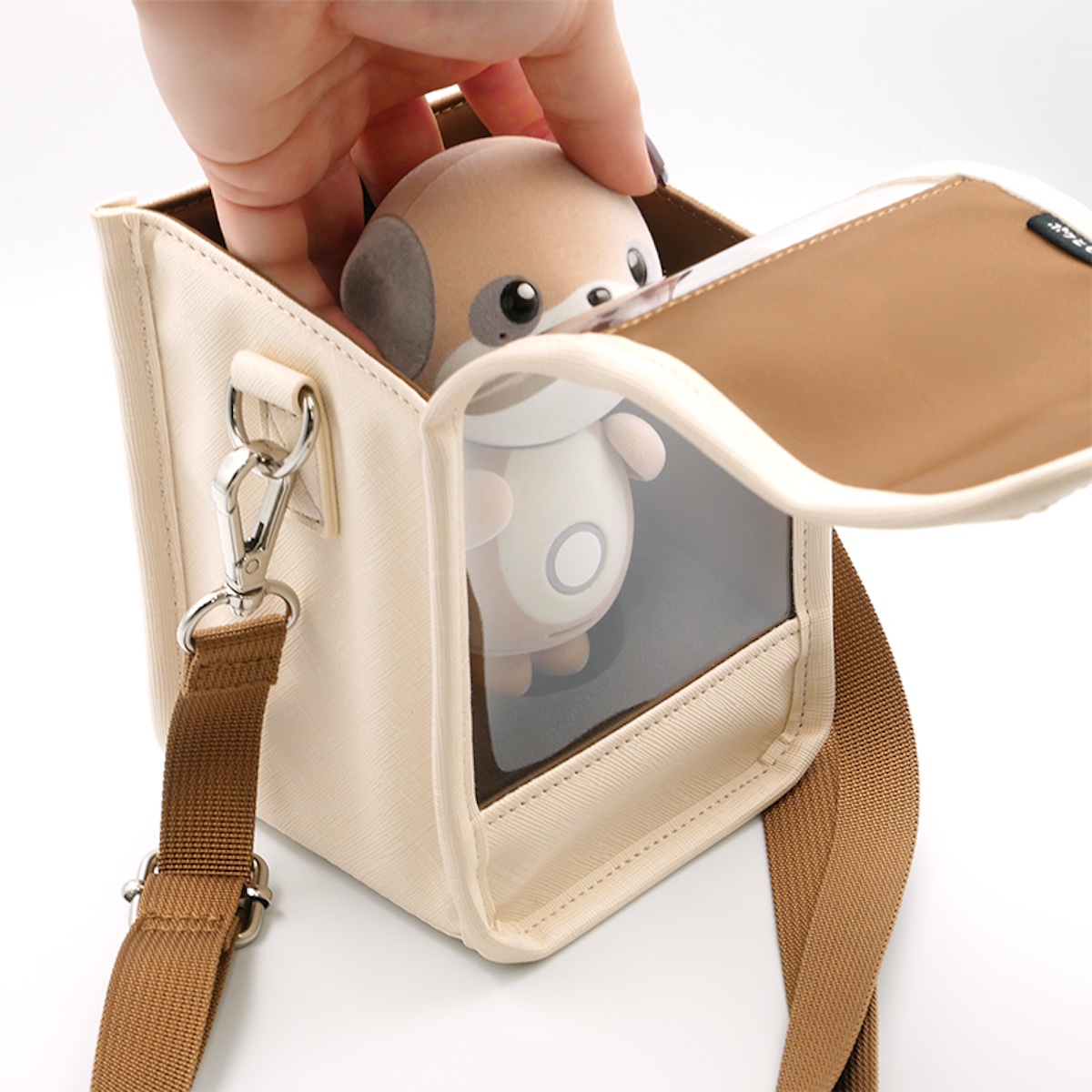 SHARP ポケとも クリアポーチ付き シャープの対話AIキャラクター「ポケとも」専用お出かけバッグが500個