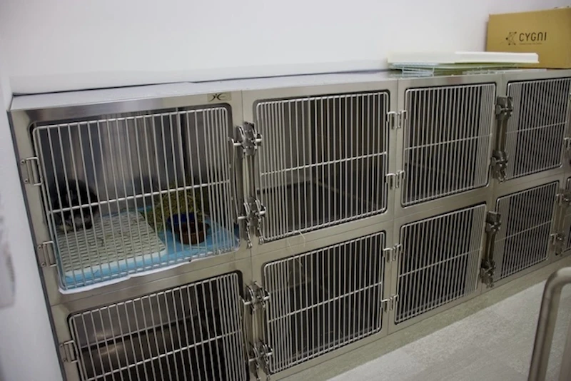 入院のための設備も完備しています