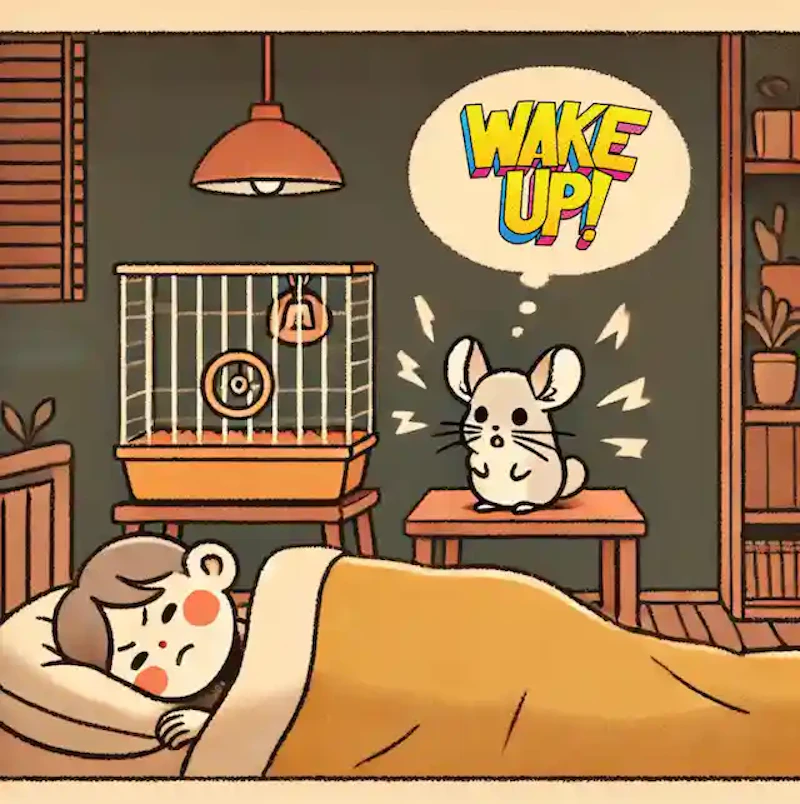 夜に鳴くチンチラ