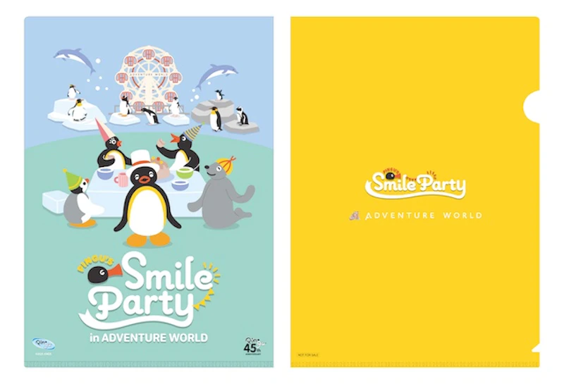 クリアファイルイメージ　左：表　右：裏