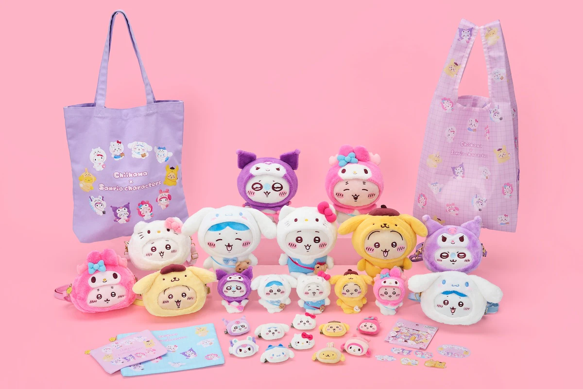 ちいかわ×サンリオキャラクターズコラボ商品、6月13日発売のサムネイル画像