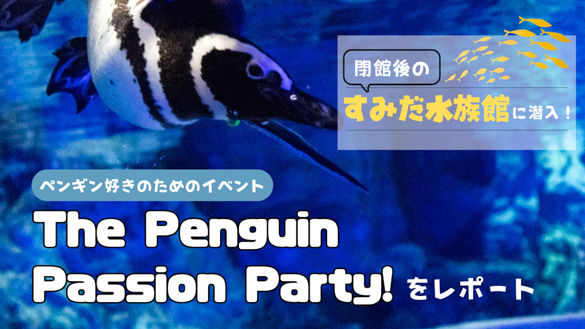 すみだ水族館で「世界ペンギンの日」に特別イベント。トークショー＆撮影会の様子をレポート