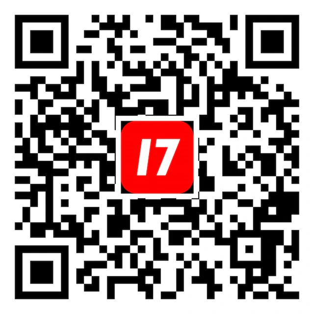 「17LIVE」アプリをダウンロードQR