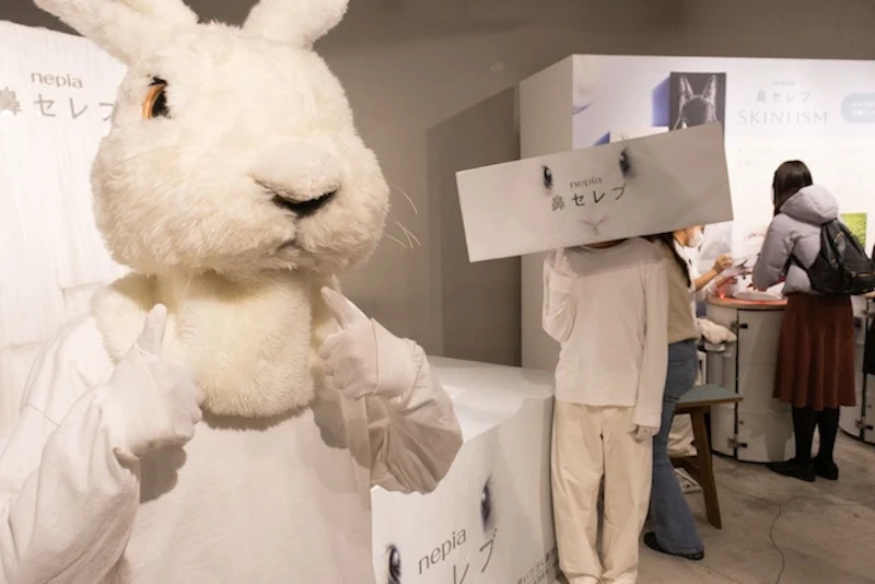 箱スタッフとうさぎさん