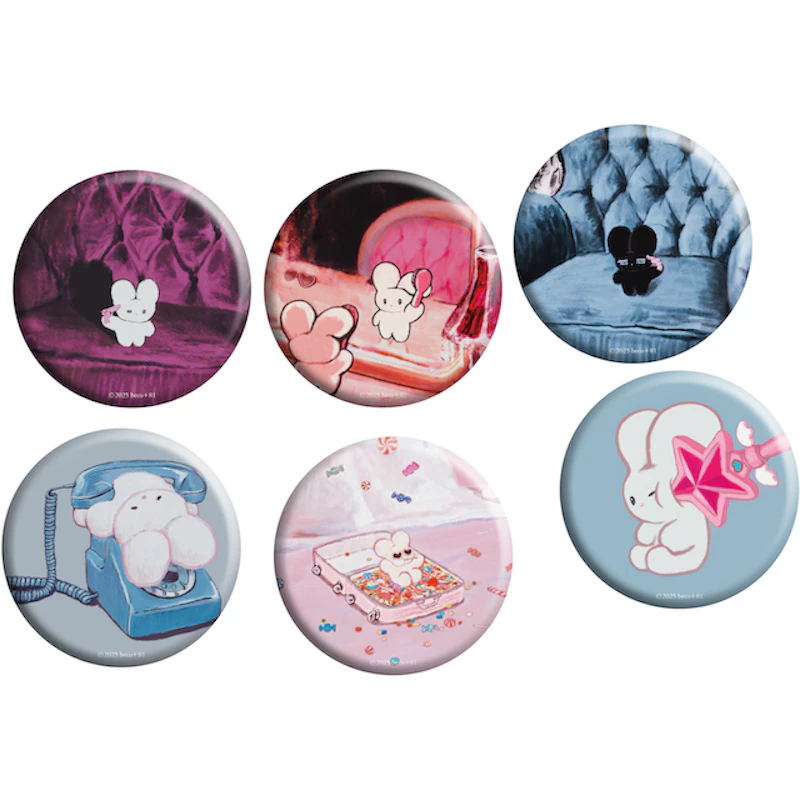 缶バッジ(全6種ランダム) 550円