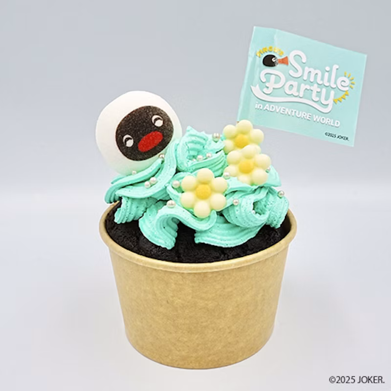 ピングーのお花畑ケーキ