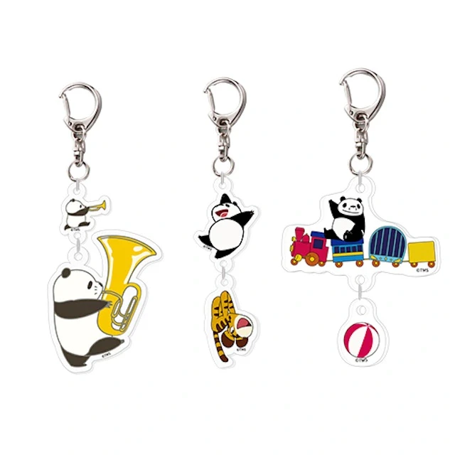 2連アクリルキーホルダー 全3種　各880円
