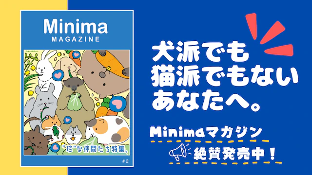 『Minimaマガジン』珍な仲間たち特集号発売中
