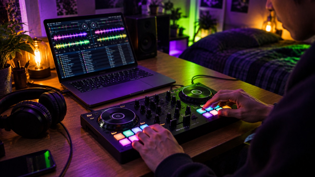 【2026年9月】DDJ-FLX2の使い方|サンプラー・パッド4種・CUE・ループ・SMART FADERをrekordbox/djay別に取扱説明書で解説