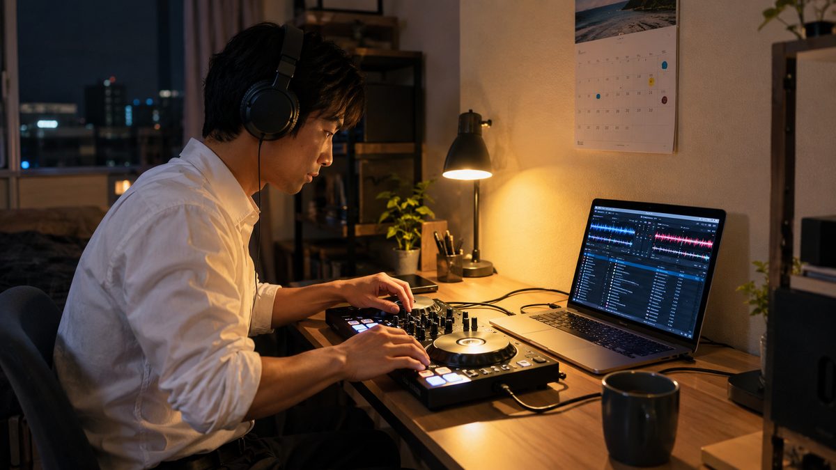 【2026年9月】社会人が30日でDJを始めるロードマップ|決める→0円で試す→買う→2曲つなぐ→録音するをカレンダーにした工程表