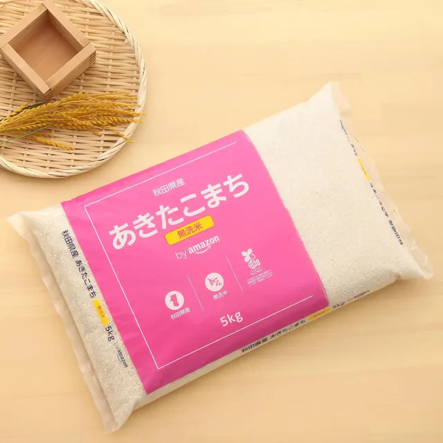 by Amazon 秋田県産 あきたこまち 無洗米 5kg 令和6年産のアイコン