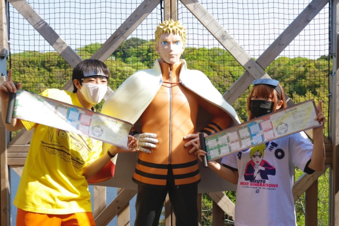 ニジゲンノモリ「NARUTO＆BORUTO 忍里」立体迷路アトラクション「天の