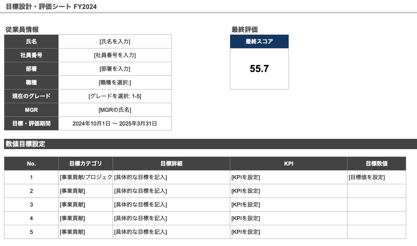 目標設計シートテンプレ付き】新入社員を早期戦力化させる目標の設計