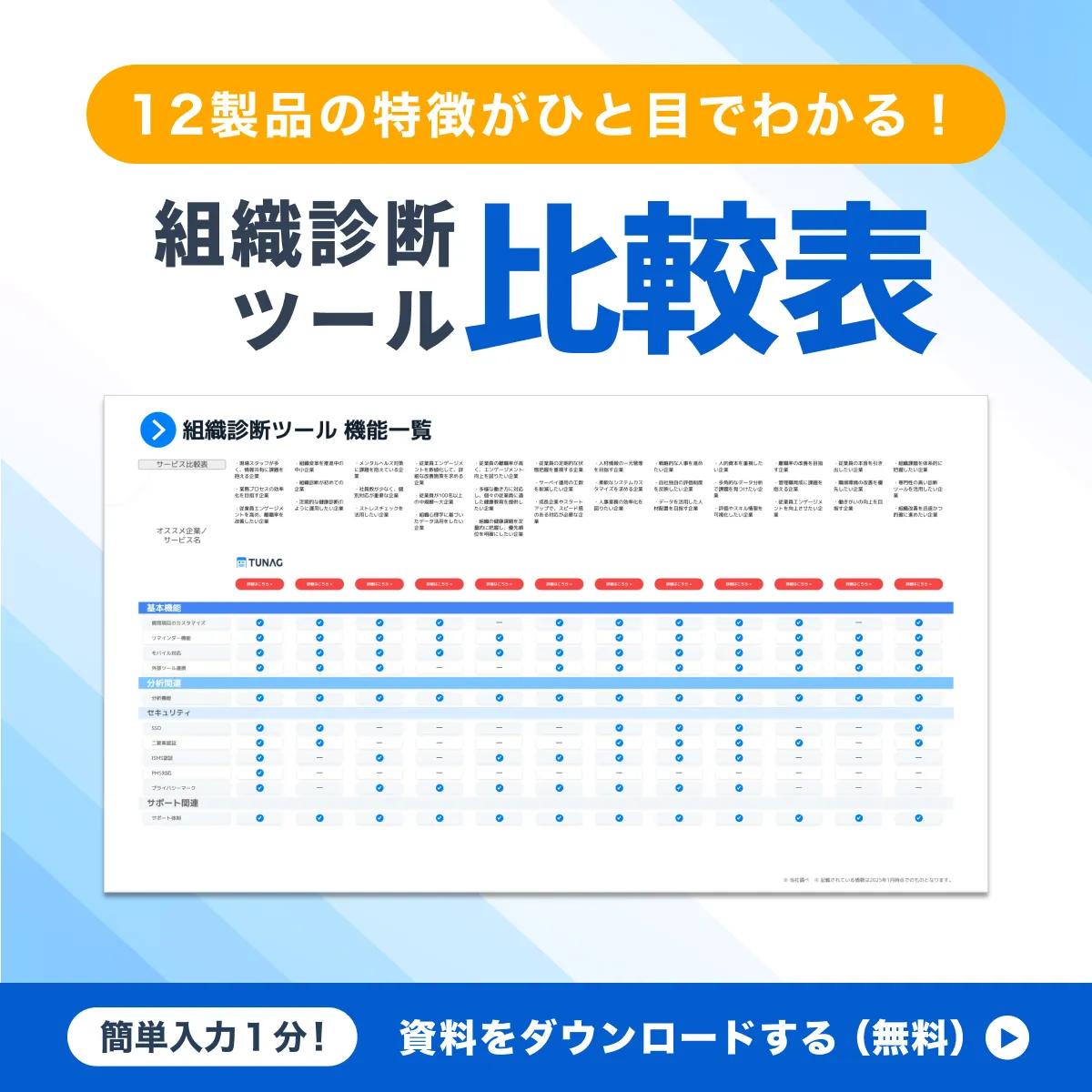 2025年最新】組織診断ツール13選を比較紹介。自社の課題に合った