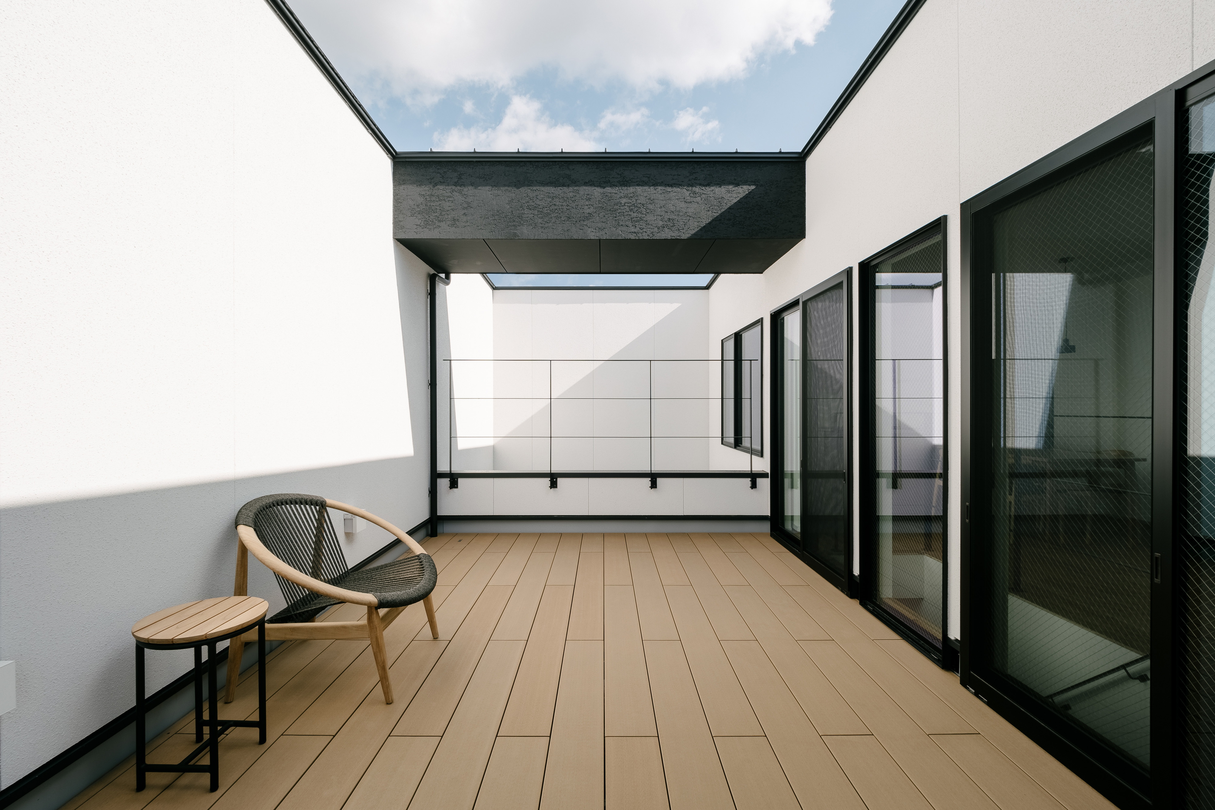 【バルコニー】大きなアウトドアリビングがある家 ~岐阜県羽島市で建てる新築~