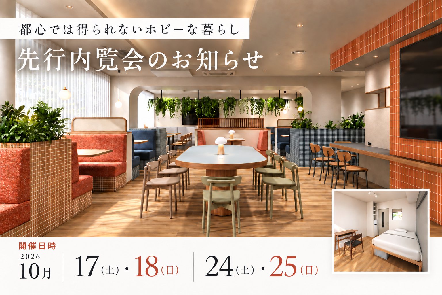 【「THE DAY⁺西船橋」OPEN】-先行内覧 申込受付開始-