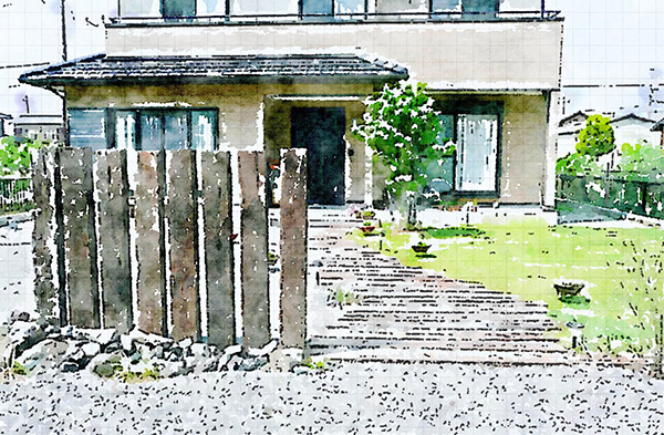 岐阜・尻毛の庭