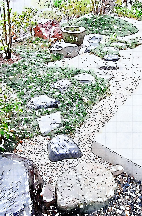 垂井・大石の庭