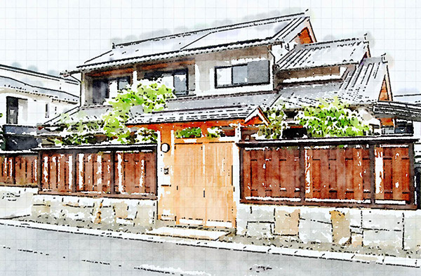 垂井・東神田の庭