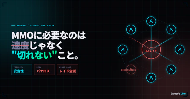 MMORPGに速い回線は必要ない？本当に大切なのは「安定性」だった