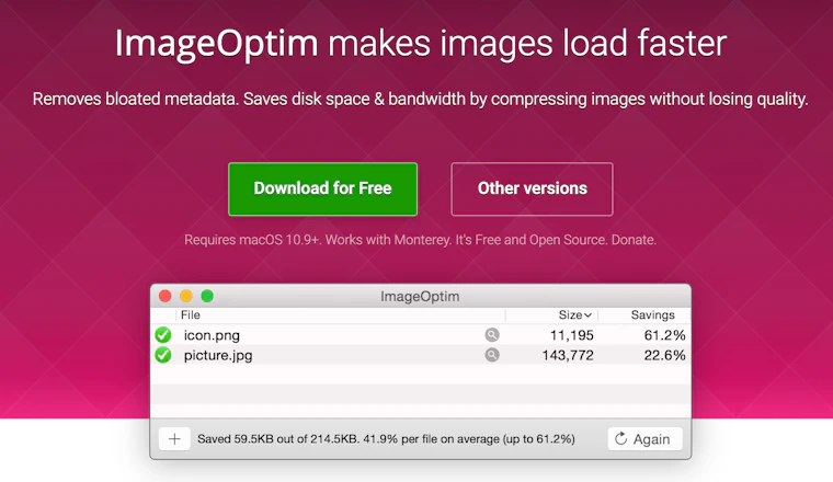 ドラッグ&ドロップで画像圧縮できる無料ツール「ImageOptim」を使ってみよう