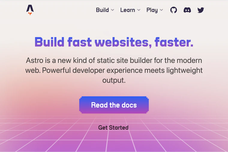 「More HTML, Less JavaScript」が気になるAstroを触ってみる