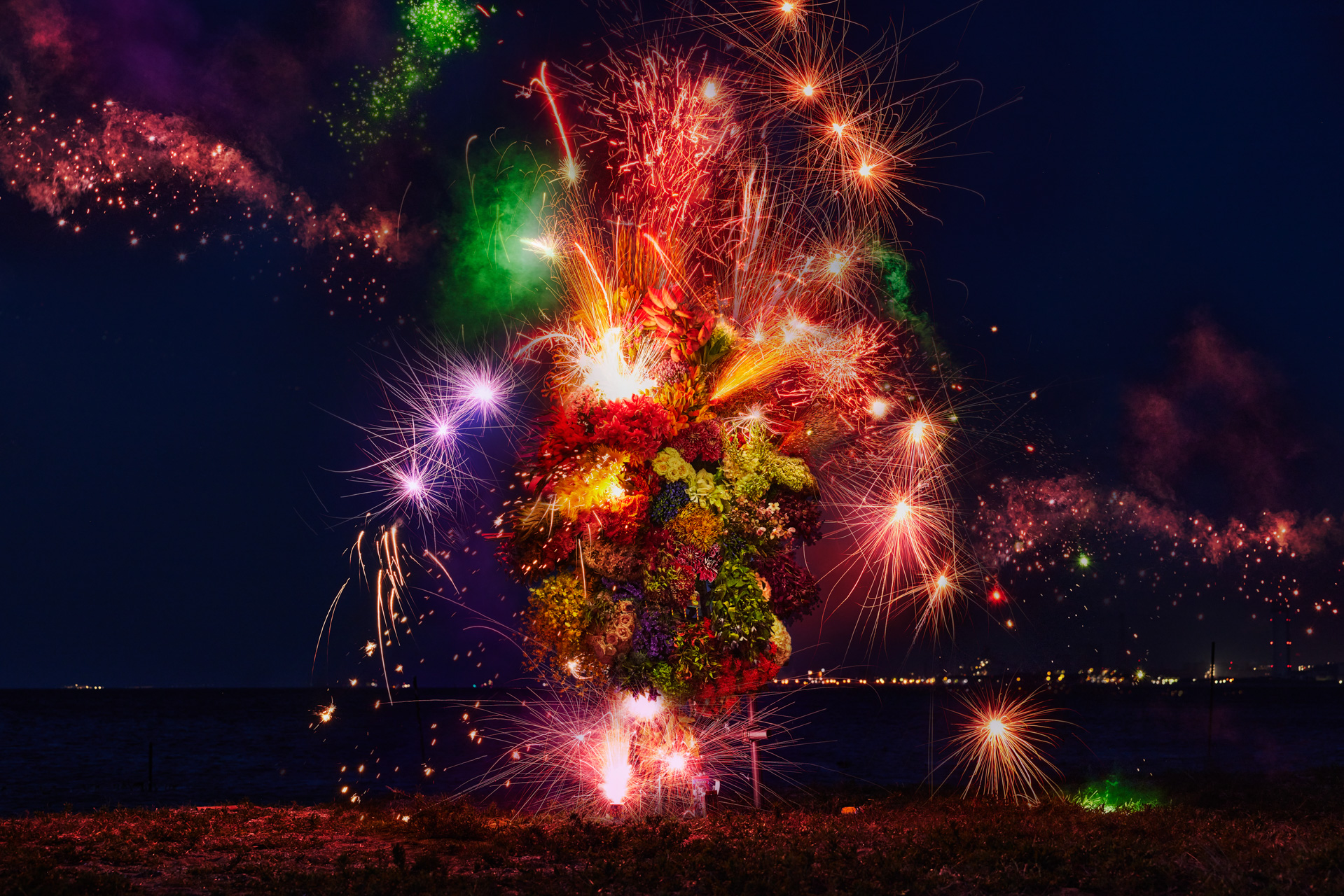 Botanical Sculpture “HANABI” | AMKK（東信, 花樹研究所）