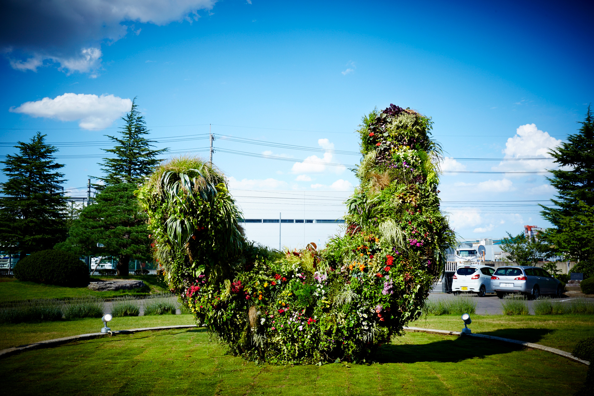 Botanical Sculpture, Fukushima Meisei High School | AMKK（東信, 花