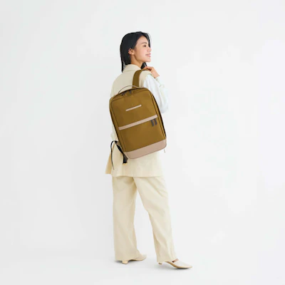 CORDURA® ECO ビジネスバックパック（エスプレッソブラウン・グレージュ）