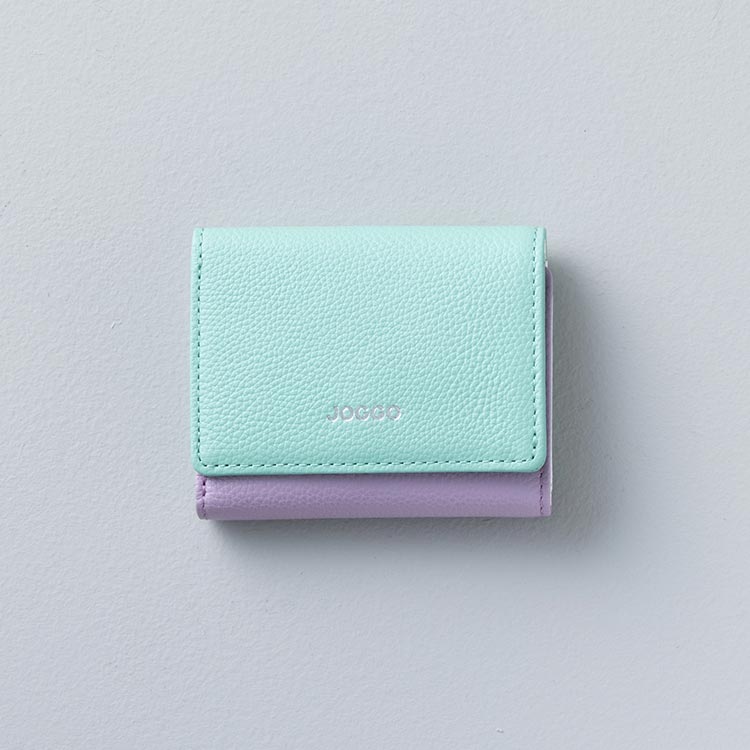 ３つ折りミニ財布（エンボス）