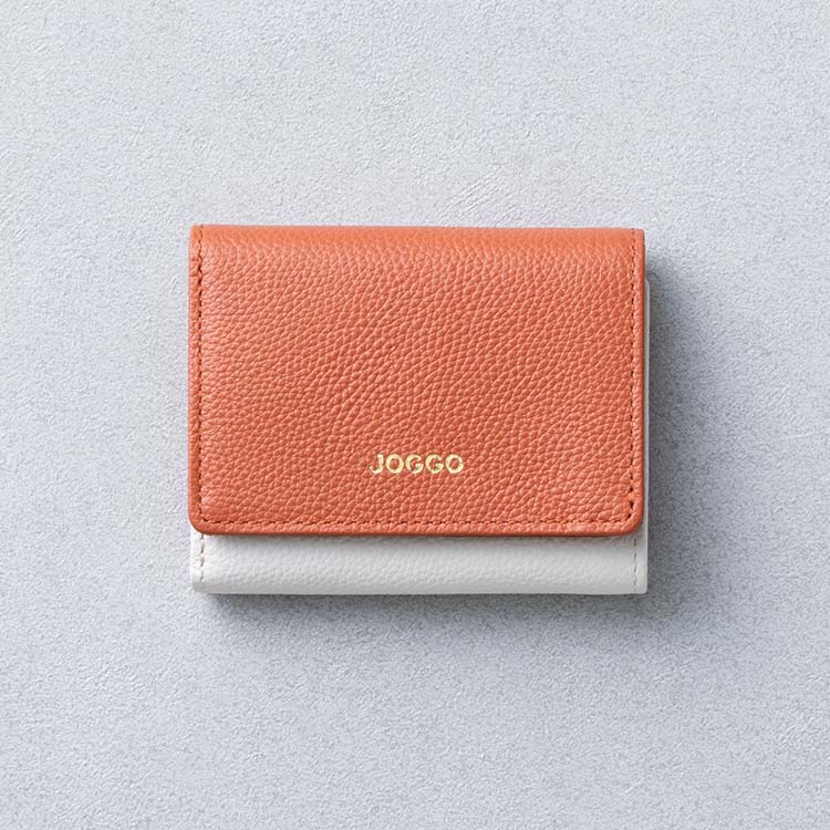 ３つ折りミニ財布（エンボス）