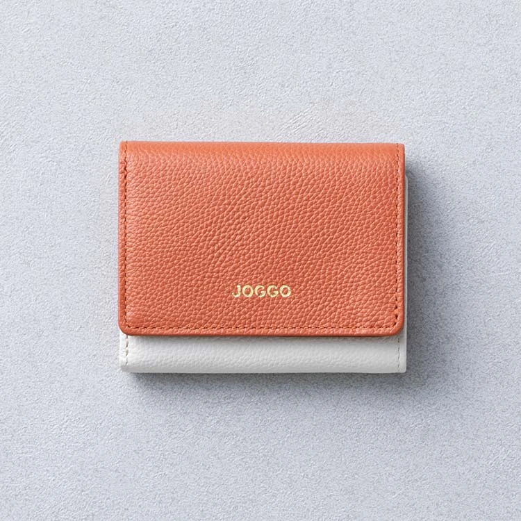 3つ折りミニ財布(エンボス)