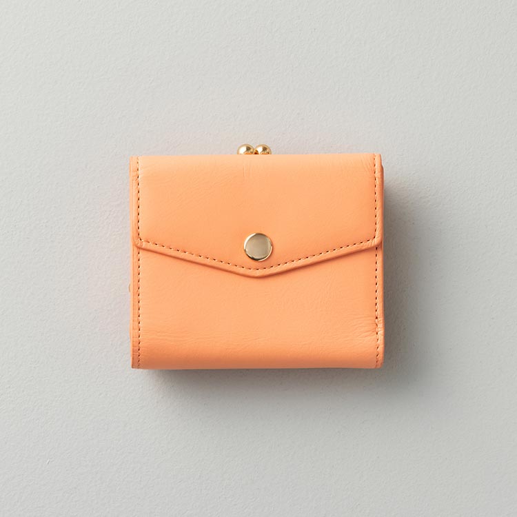 がま口２つ折り財布