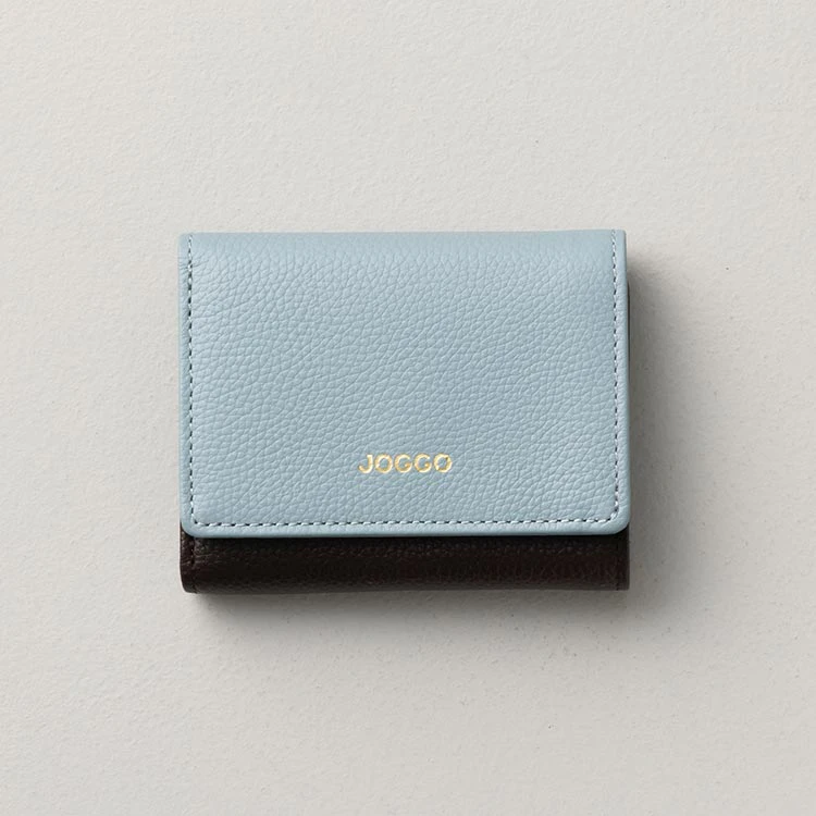 ３つ折りミニ財布（エンボス）