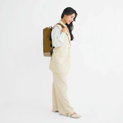 CORDURA® ECO ビジネスバックパック（エスプレッソブラウン・グレージュ）