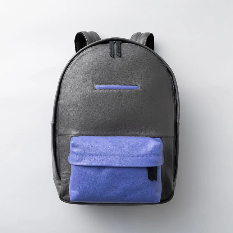 ラウンドレザーバックパック