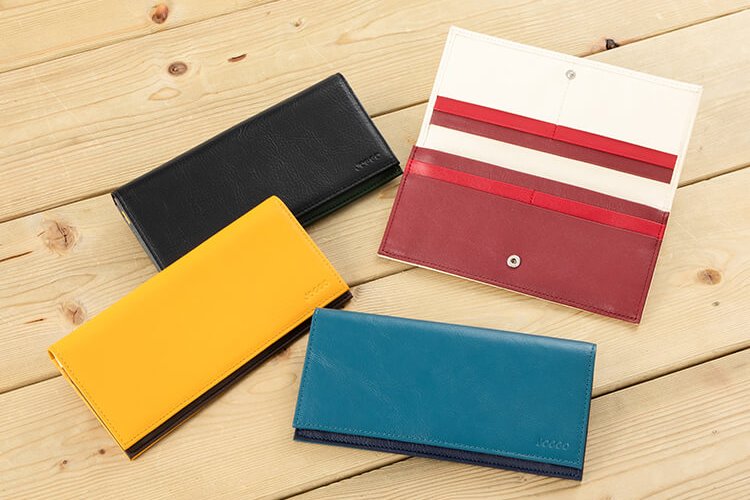 JOGGO フラップバイカラー長財布(シングルホック)
