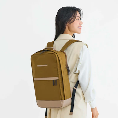 CORDURA® ECO ビジネスバックパック（エスプレッソブラウン・グレージュ）