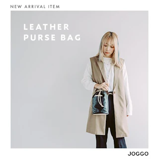 【2022 A/W 新商品】レザー巾着バッグ