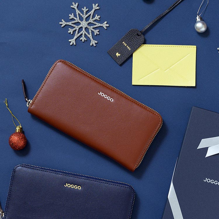 シンプルラウンド長財布