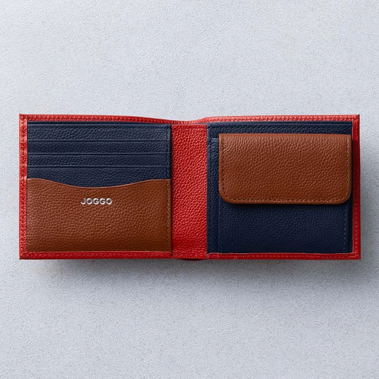 ２つ折り財布（エンボス）