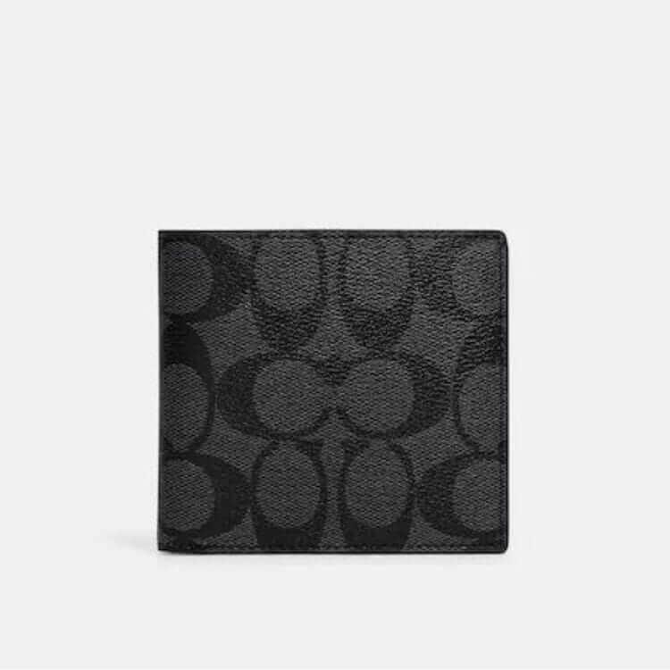 COACH　コイン ウォレット シグネチャー コーテッド キャンバス ¥16,500（出典：COACHoutlet公式サイト）