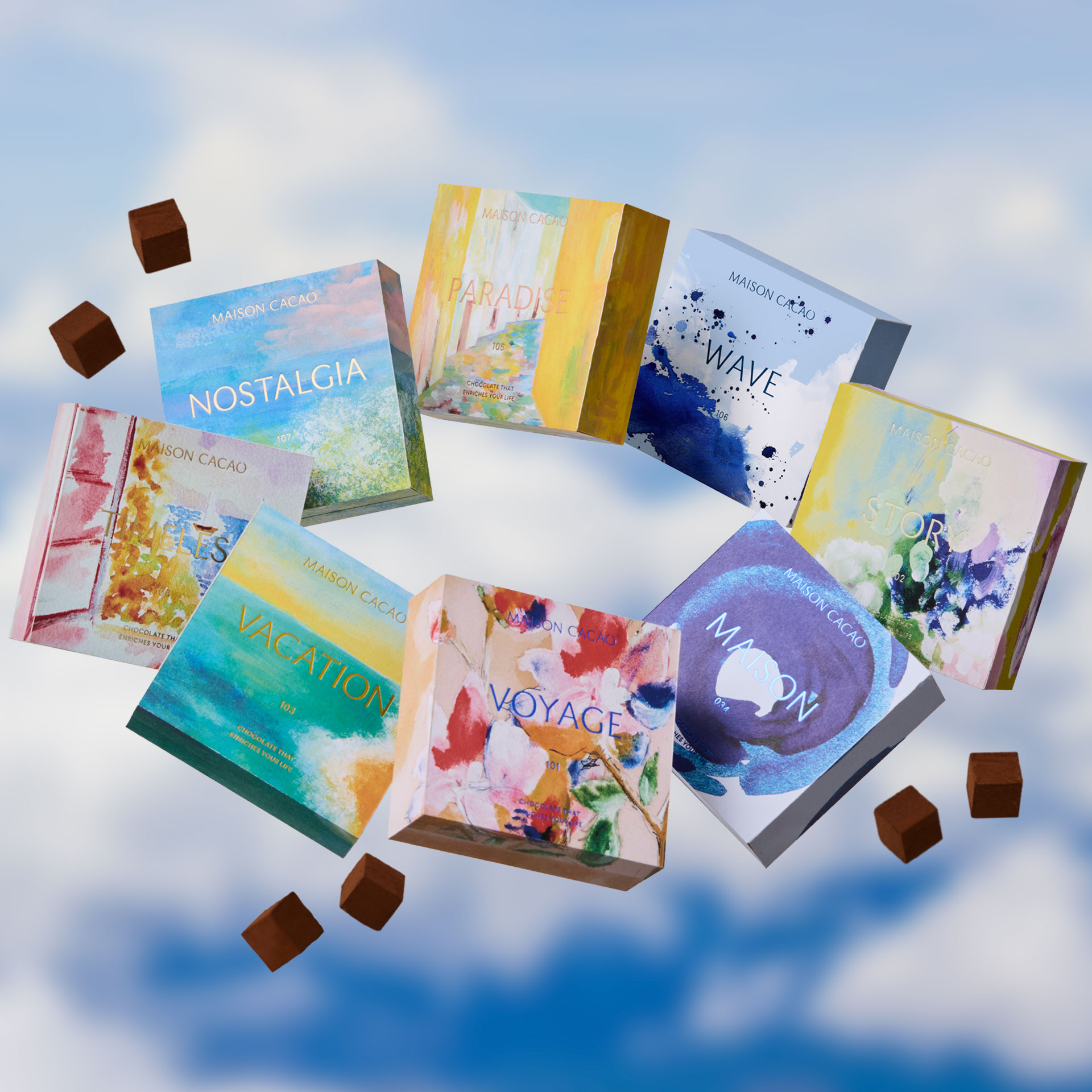 新年の幕開けを祝い、銘酒「唎酒 No.174 黄菖蒲」の限定生チョコが登場