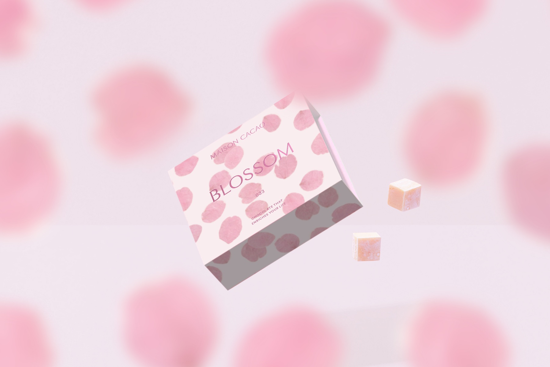 桃の節句 ひな祭りを祝い、優しい願いを込めた生チョコが登場。愛情を