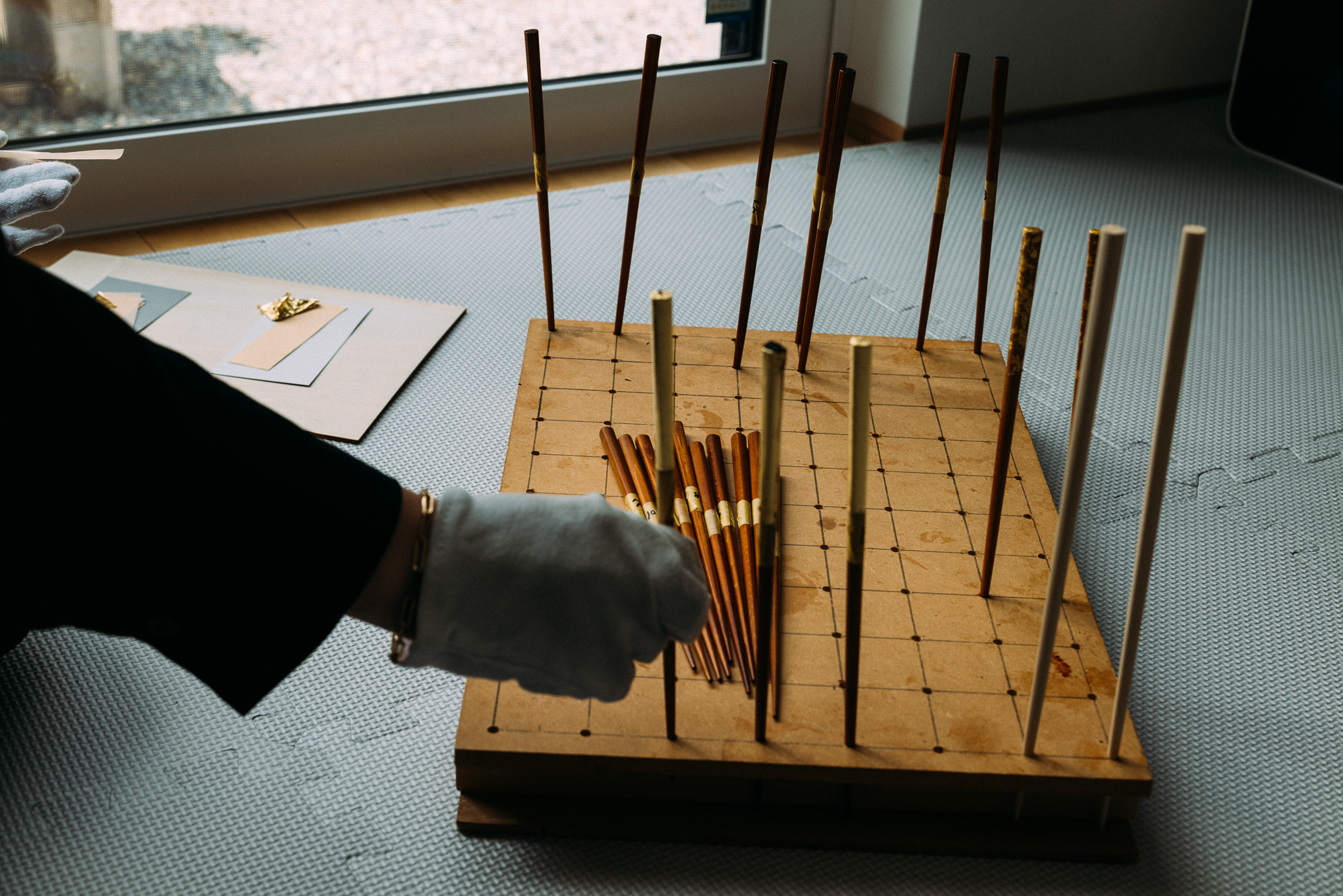 金箔箸置き 食卓に、金沢のひかり。 - 3