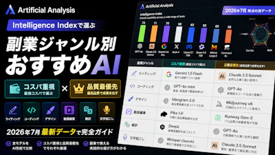 副業別・AI選びガイド｜コスパ重視ならこれ、品質最優先ならこれ【2026年7月】