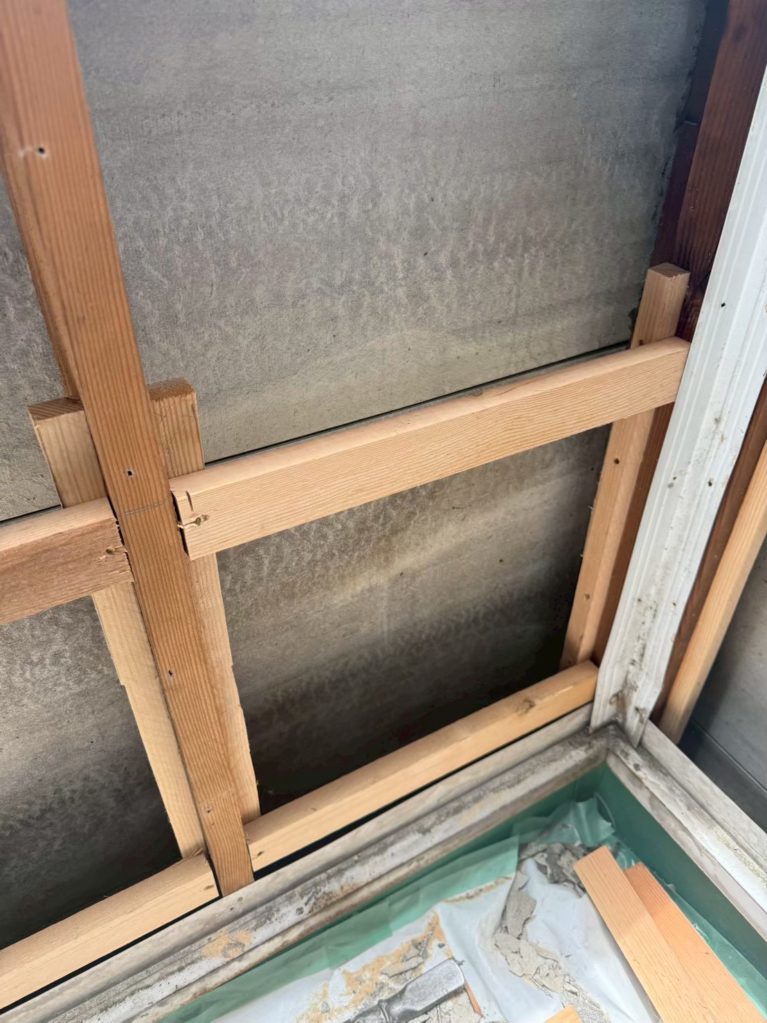 ベランダ同縁取り付け