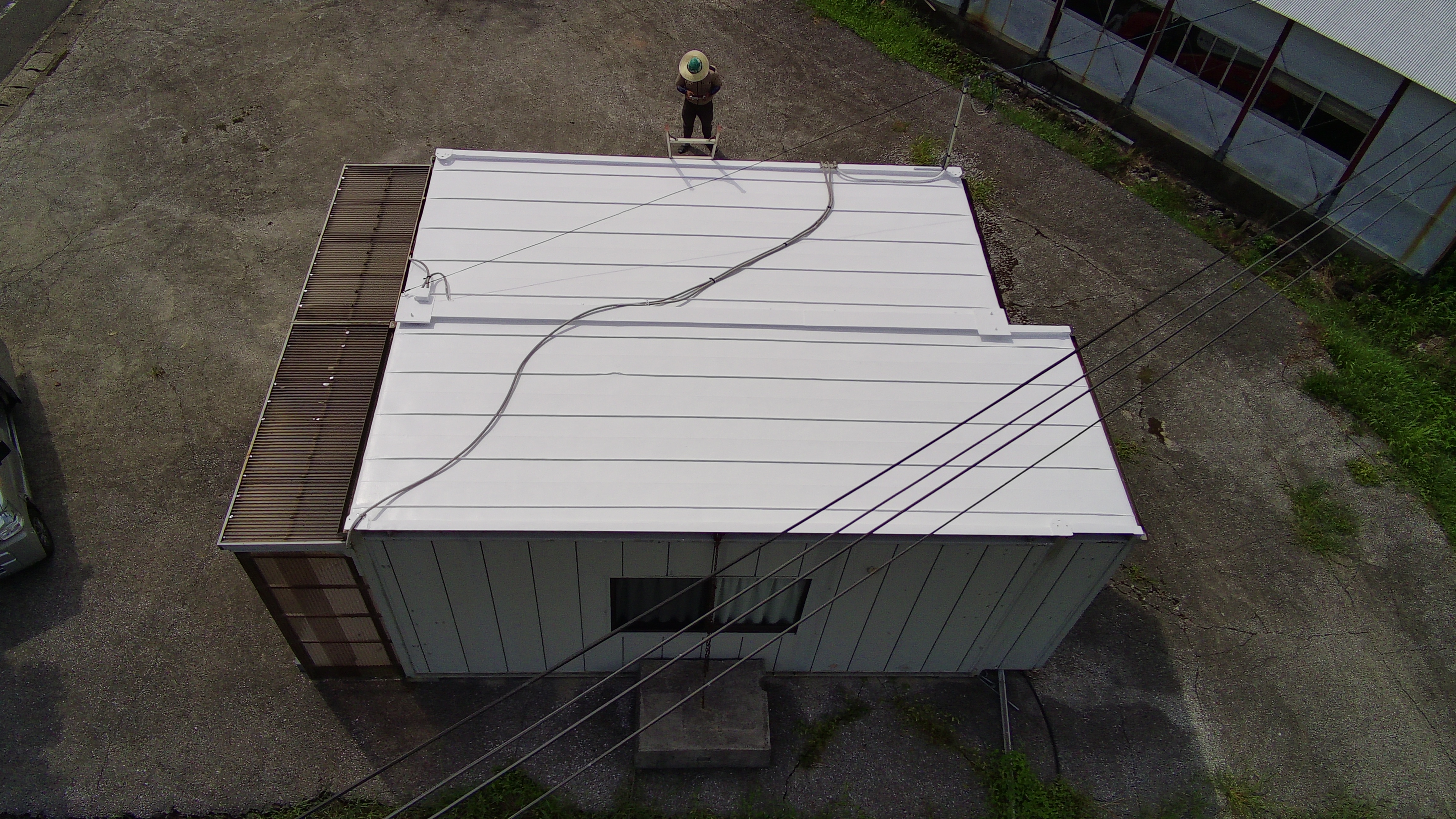 事務所雨漏り補修＆遮熱塗装工事