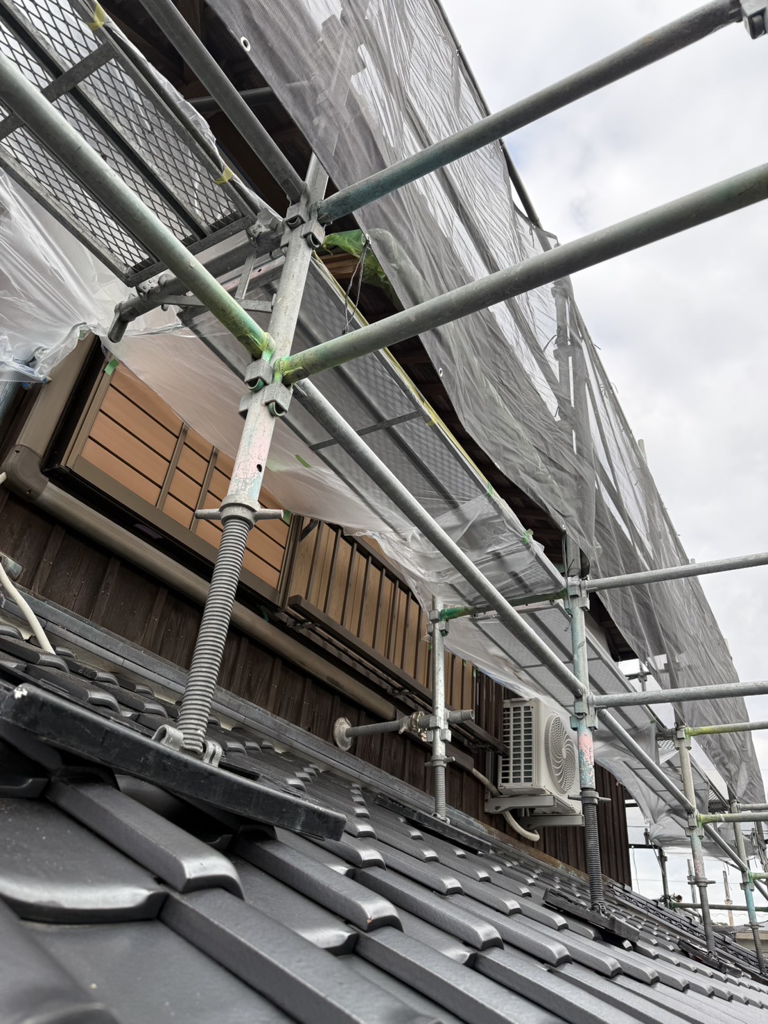 雨樋110m、破風10㎡、軒68㎡、ひさし4㎡