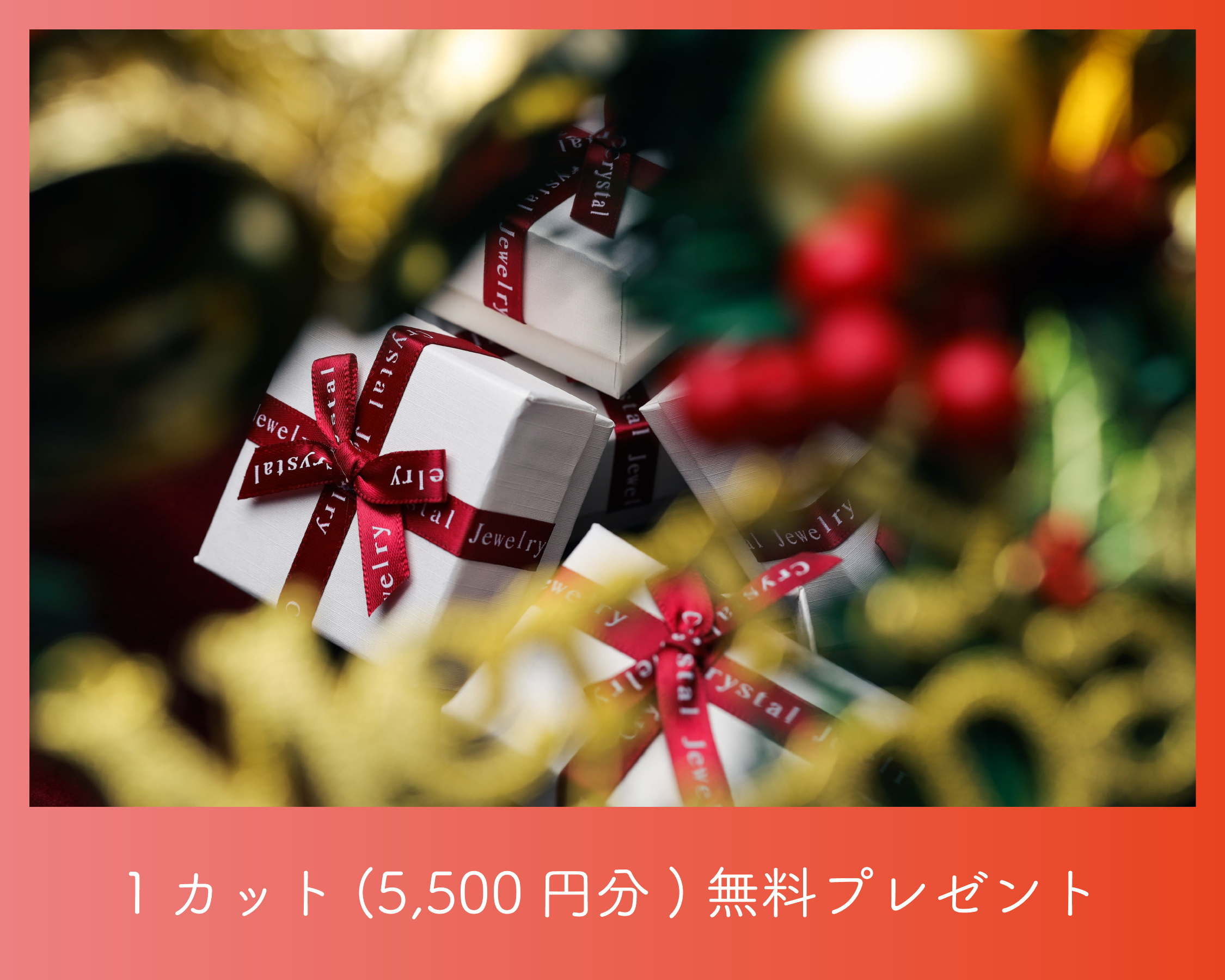 1カット(5,500円分)無料プレゼント！クリスマス撮影キャンペーン